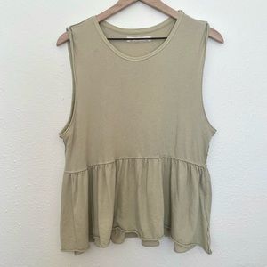 Free People Green Tank
